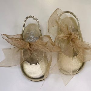 Scarpa Ballerina con fiocco in tulle Rizitos