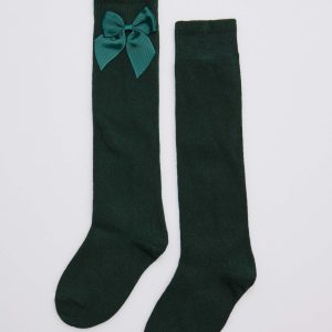 Calzini lunghi verde bottiglia