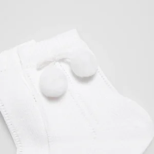 Calzini per bambini bianchi traforati