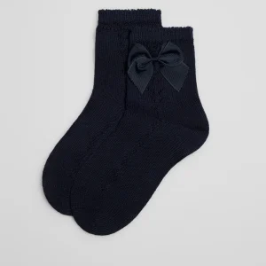 Calzini per bambini traforati blu scuro