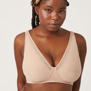 Reggiseno riduttore a triangolo color carne