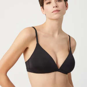 Reggiseno nero imbottito senza ferretto