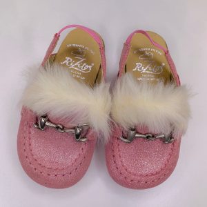 Scarpa con pelliccia & fibbia Rizitos