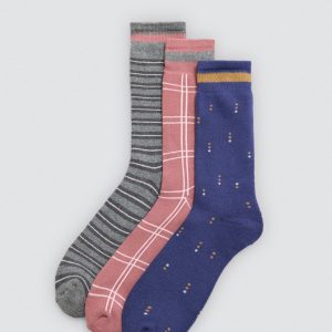 Confezione da 3 calzini termici stampati