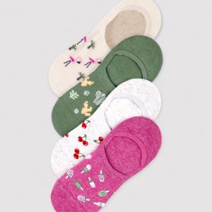 Confezione da 4 calzini estivi stampati da mignolo