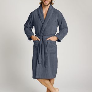 Accappatoio da doccia unisex blu navy | MUYDEMI