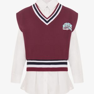 Gilet e Camicia Ragazza MSGM