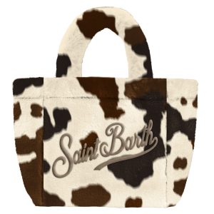 Borsa a Mano Soft in Faux Fur Muccata