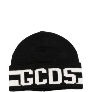 Cappello Lana Nero Unisex GCDS