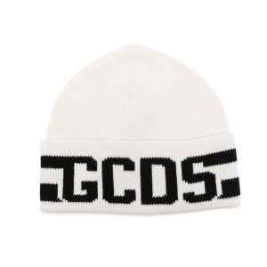 Cappello Lana Bianco GCDS