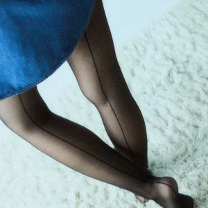 Collant linea verticale 20 DEN