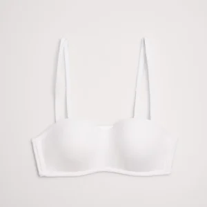 Reggiseno bandeau per adolescenti bianco