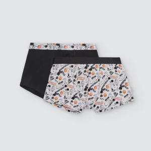 Confezione da 2 boxer stampati da basket giovanile