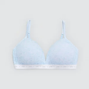 Reggiseno per ragazzi in cotone azzurro