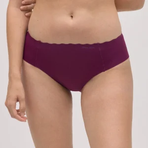 Slip midi bordeaux laserati