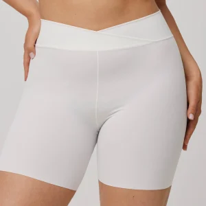 Shorts bianchi elasticizzati antisfregamento