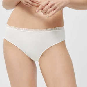 Slip midi con dettagli bianchi