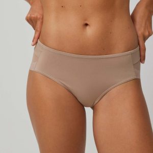 Mutandina in tulle visone