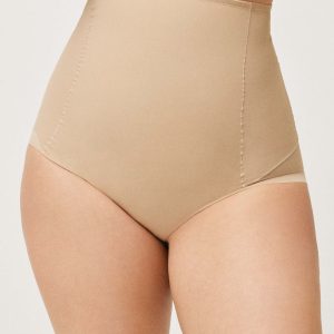 Mutandina alta snellente a compressione media nuda