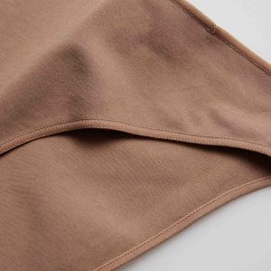 Mini slip in cotone visone