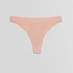 Perizoma invisibile con pizzo color carne