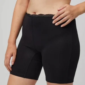 Shorts antisfregamento in cotone nero