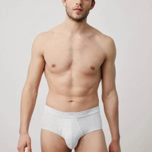 Slip con apertura grigia