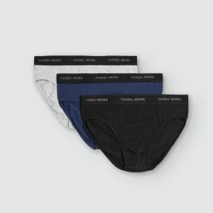 Confezione da 3 slip basic in tinta unita