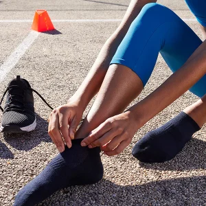 Confezione da 3 calzini sportivi traspiranti corti neri