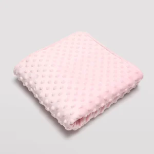 Coperta per neonato a pois rosa
