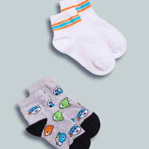 Set Due Paia Di Calzini