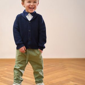 Pantaloni Tessuto Elegante