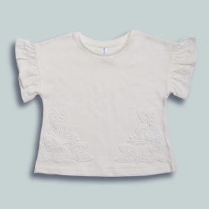 Tshirt Fiori Macramè