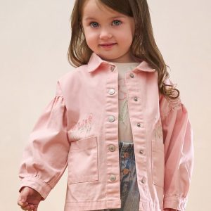 Giubbotto Drill Con Ricami