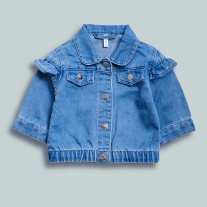 Giubbotto Felpa Finto Denim