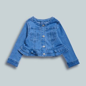 Giubbotto Denim Strass
