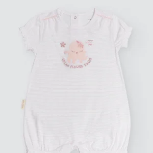 Tutina corta per neonati Pink Ocean Tales