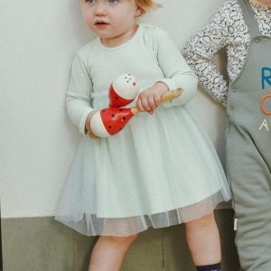 Vestito da bambina a maniche lunghe stile fiaba