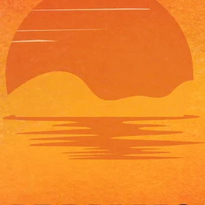 Telo Mare microfibra - Abbiamo un tramonto in sospeso