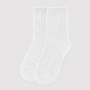 Calzini bianchi traforati per bambini