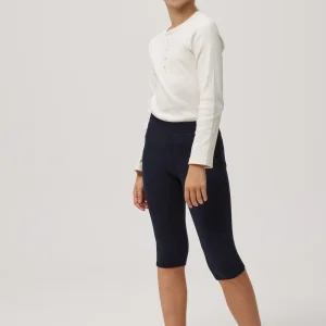 Leggings corti blu scuro