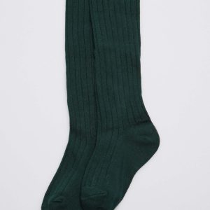 Body a coste per bambini verde bottiglia