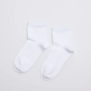 Calzini bianchi con perle per bambini