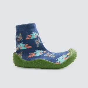 Ciabatte con stampa di drago