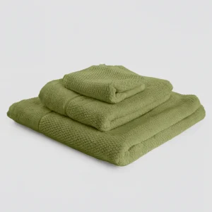 Set di 3 asciugamani verdi | MUYDEMI