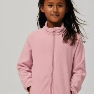 Giacca in pile rosa per bambini