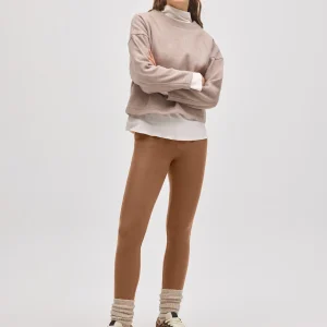 Leggings termici effetto pelle di cammello