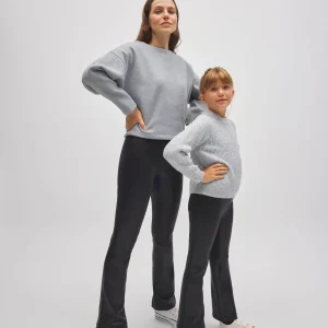 Pantaloni svasati in similpelle per donna e ragazza | Collezione Mini me