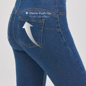 Jeans blu effetto push-up