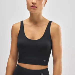 Reggiseno sportivo con canottiera nera